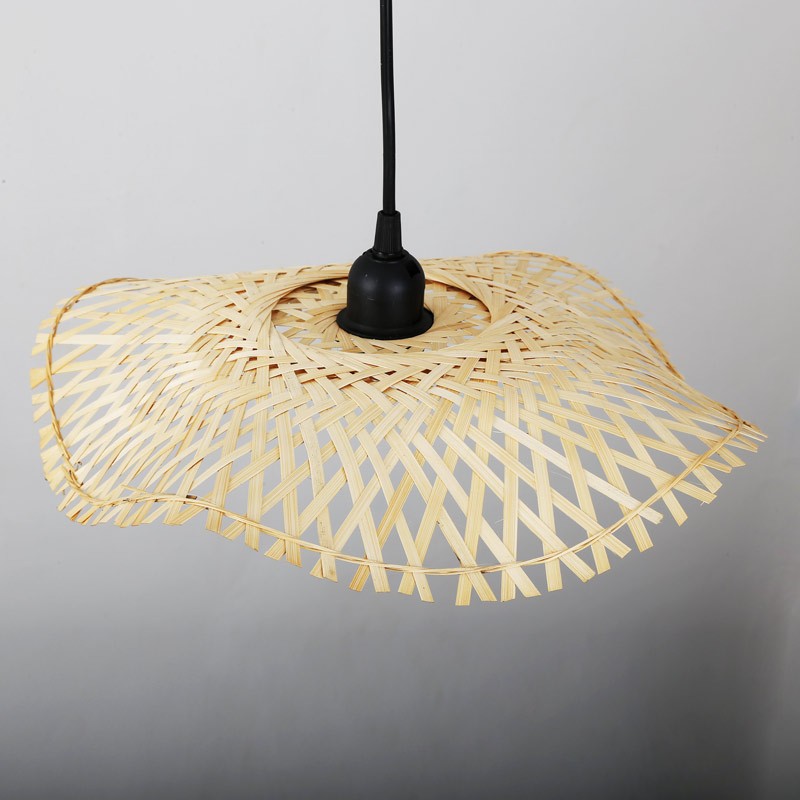 Wicker pendant lamp with cable "ALINA".