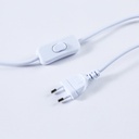 Plug-in adjustable wall light - E27