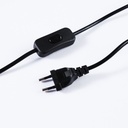 Plug-in adjustable wall light - E27