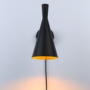 Plug-in adjustable wall light - E27