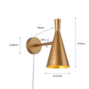Plug-in adjustable wall light - E27
