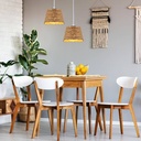 Hemp pendant lamp "Mush" - E27