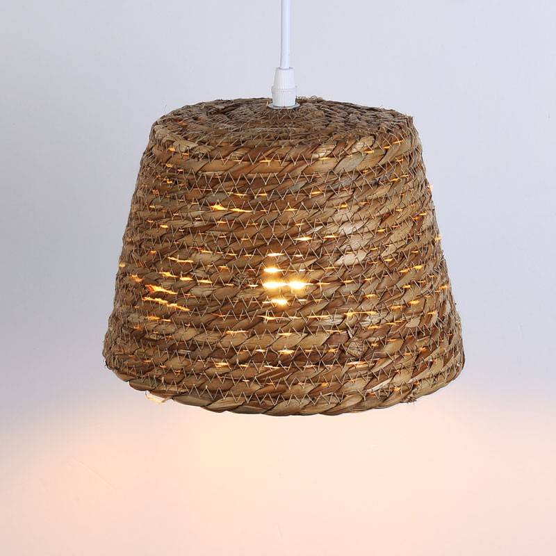 Hemp pendant lamp "Mush" - E27