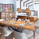 Hemp pendant lamp "Mush" - E27