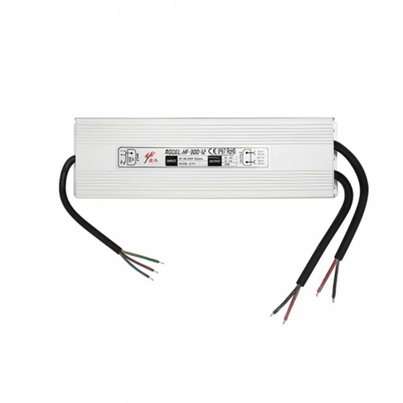 Compact waterproof power supply 12V 300W IP67