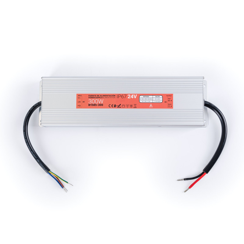 Waterproof slim power supply 300W 24V - 12.5A - IP67
