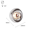 Design wall light "LIPS"