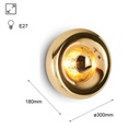 Design wall light "LIPS"