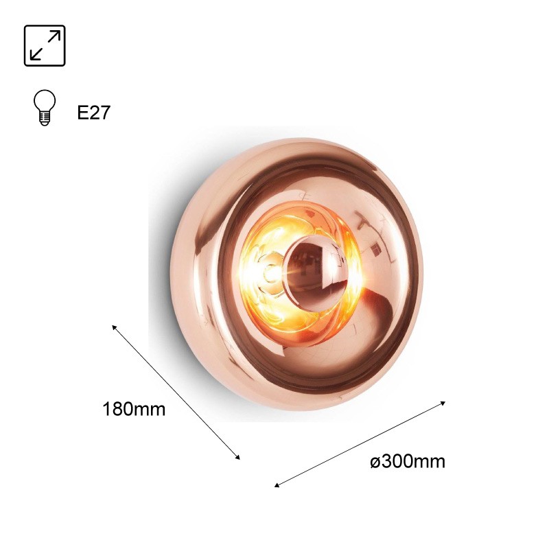 Design wall light "LIPS"