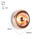 Design wall light "LIPS"