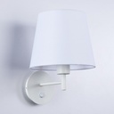 Wall light with shade and switch Classic "RIGA" - E27