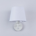 Wall light with shade and switch Classic "RIGA" - E27