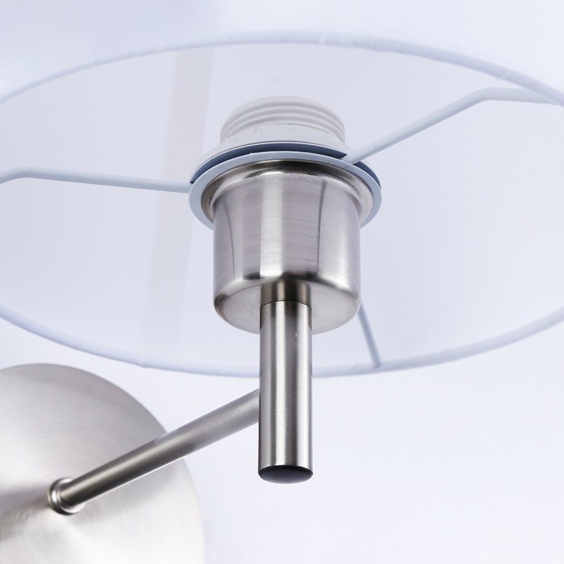 Wall light with shade and switch Classic "RIGA" - E27