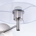 Wall light with shade and switch Classic "RIGA" - E27
