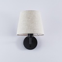 Wall light with shade and switch Classic "RIGA" - E27