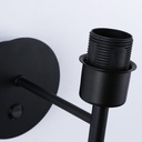 Wall light with shade and switch Classic "RIGA" - E27