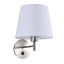 Wall light with shade and switch Classic "RIGA" - E27