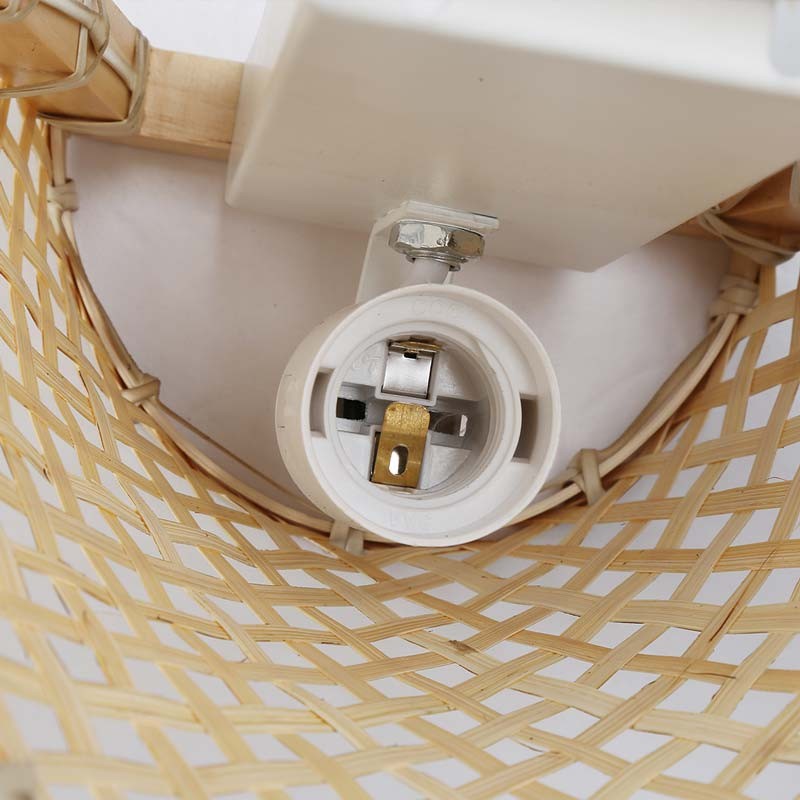 Wicker wall sconce "Pani".