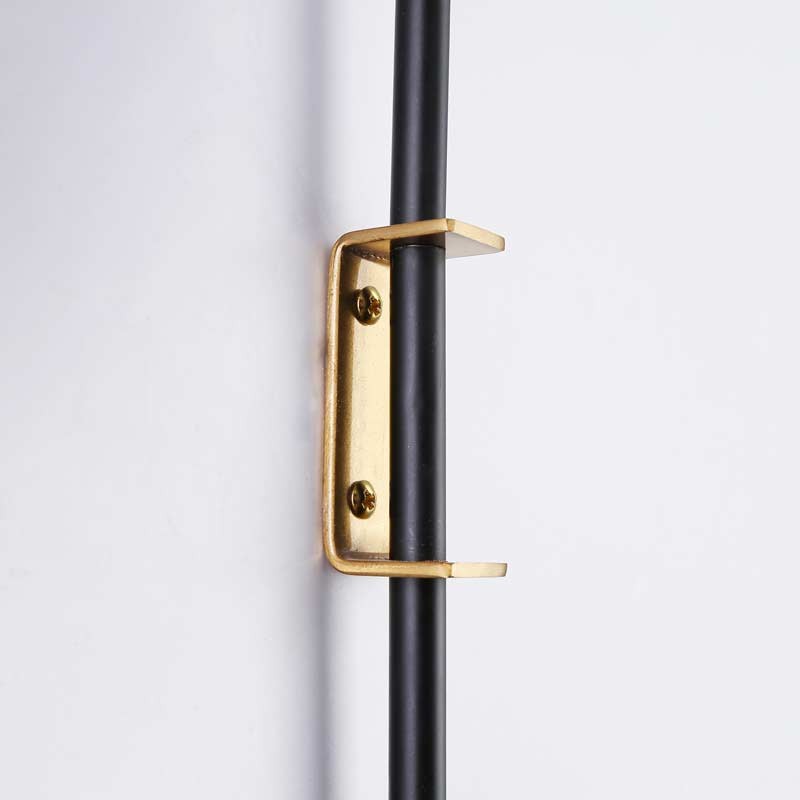 Plug-in crystal ball wall sconce "Bilsen" - E27