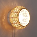 Wicker wall sconce "Berlam".