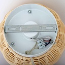 Wicker wall sconce "Berlam".