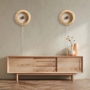 Wicker wall sconce "Berlam".
