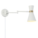 Plug-in swing arm wall sconce "SILVA"