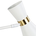 Plug-in swing arm wall sconce "SILVA"