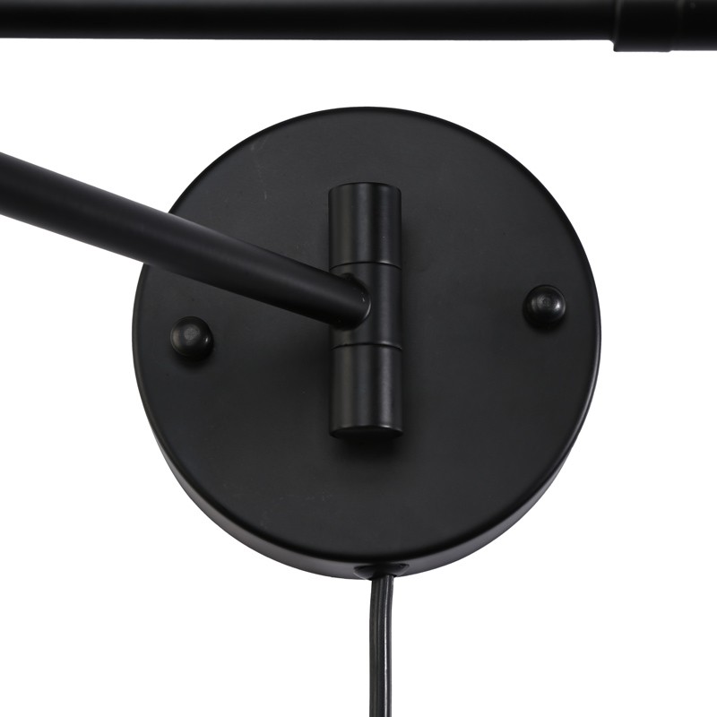 Plug-in swing arm wall sconce "SILVA"