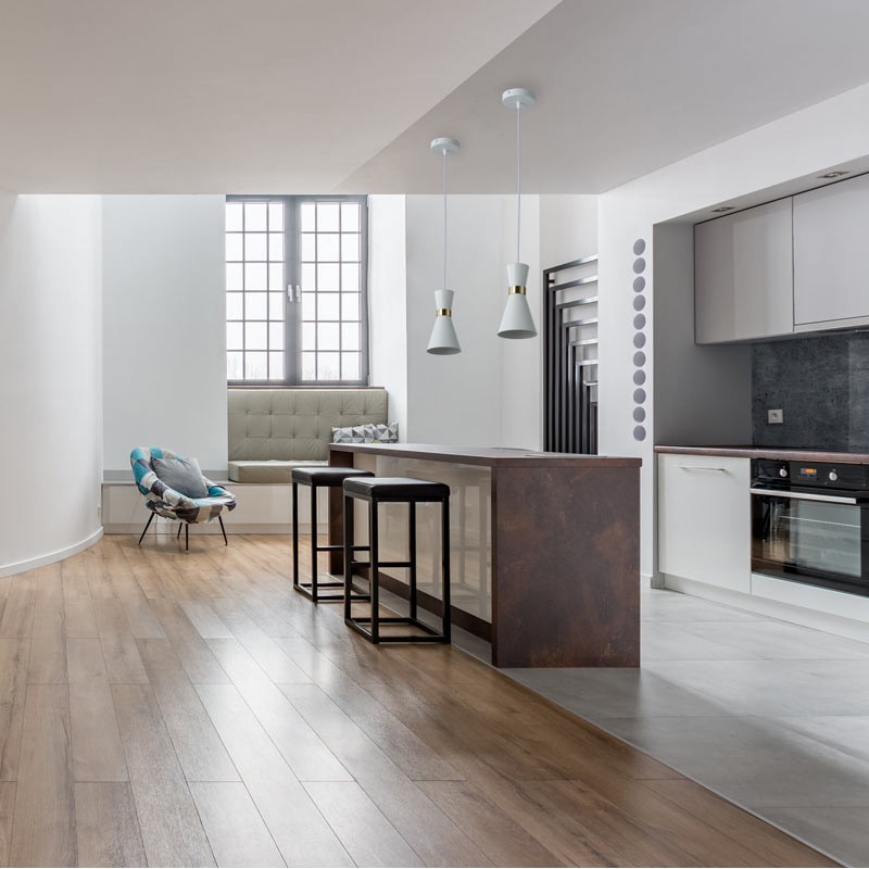 Nordic metal pendant light "Marlon" - E27
