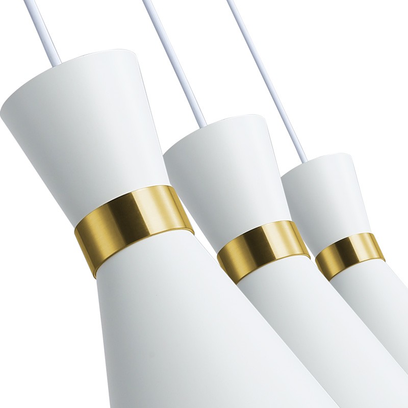 Plug-in metal pendant light "Mir" - E27