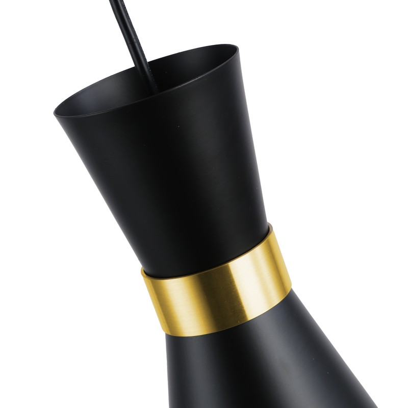 Plug-in metal pendant light "Mir" - E27
