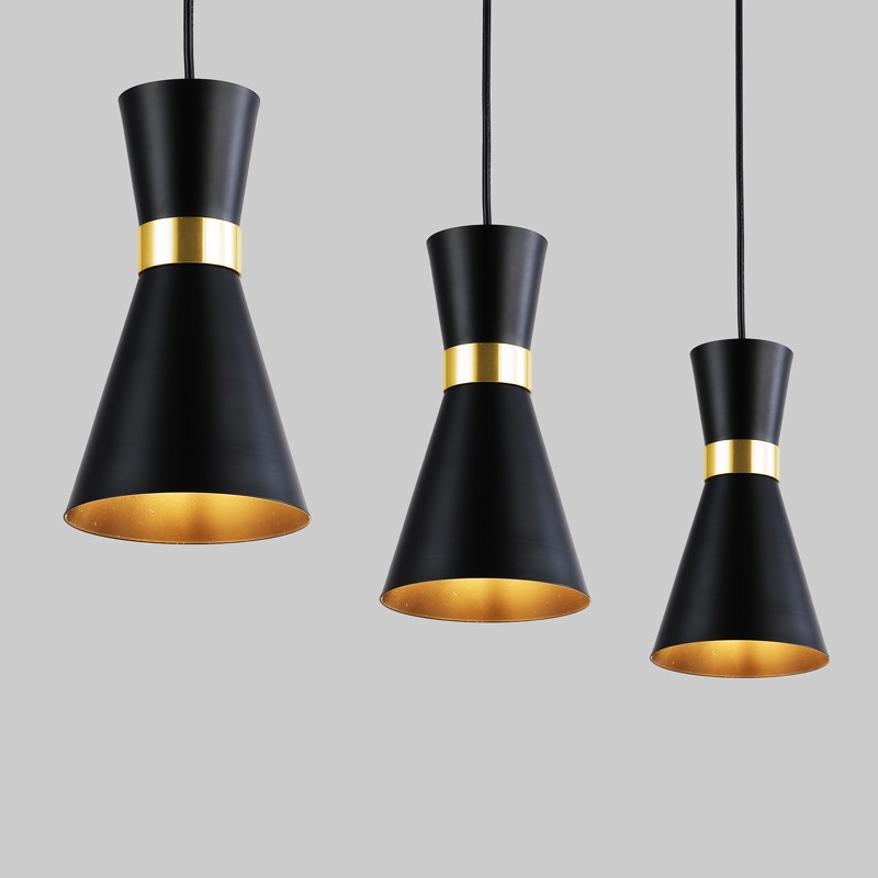 Plug-in metal pendant light "Mir" - E27