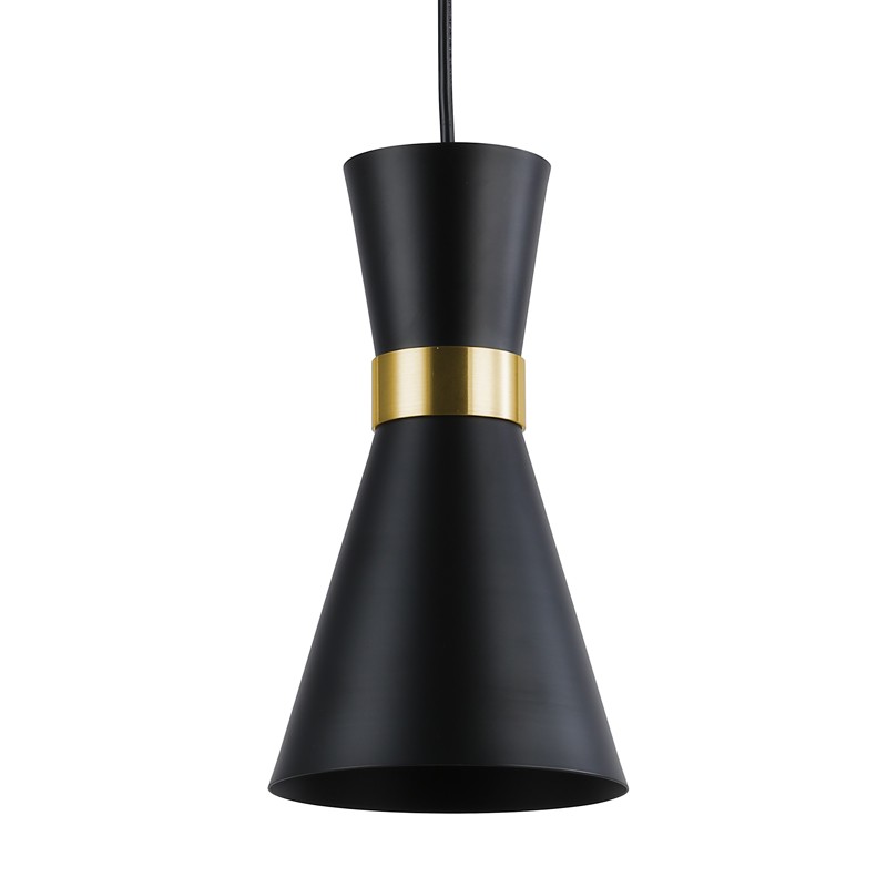 Plug-in metal pendant light "Mir" - E27