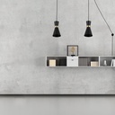 Plug-in metal pendant light "Mir" - E27