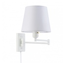 Wall light with articulated arm and "Clark" socket - E27