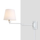 Wall light with articulated arm and "Clark" socket - E27