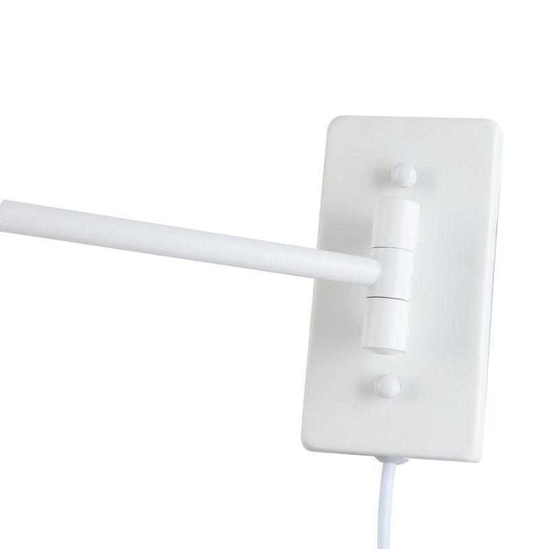 Wall light with articulated arm and "Clark" socket - E27