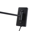 Wall light with articulated arm and "Clark" socket - E27