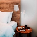 Wall light with articulated arm and "Clark" socket - E27