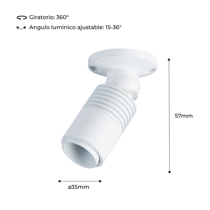 Ceiling light with zoom - Adjustable - 2700K - 3W