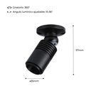 Ceiling light with zoom - Adjustable - 2700K - 3W