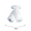Ceiling light with zoom - Adjustable - 2700K - 3W