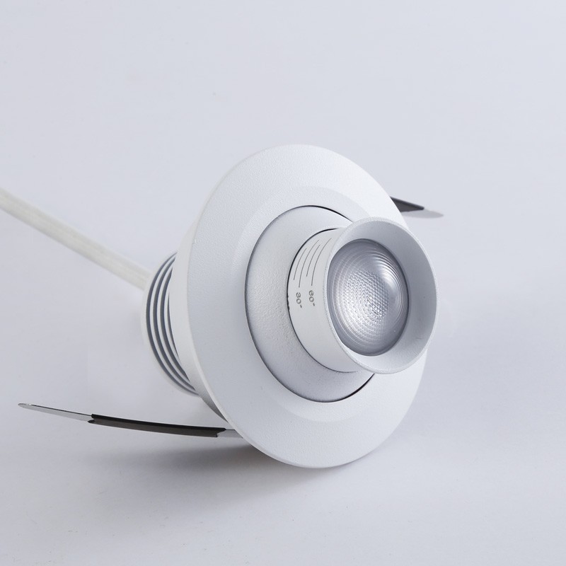 LED recessed spotlight with zoom - Adjustable - Cree Chip - 2700K - 3W