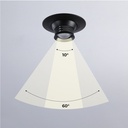 LED recessed spotlight with zoom - Adjustable - Cree Chip - 2700K - 3W