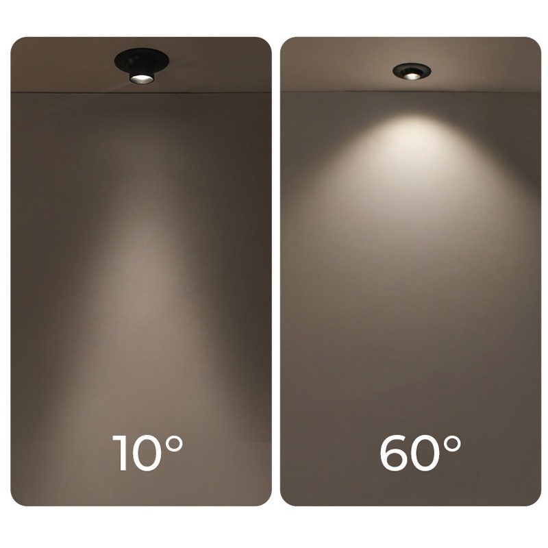 LED recessed spotlight with zoom - Adjustable - Cree Chip - 2700K - 3W