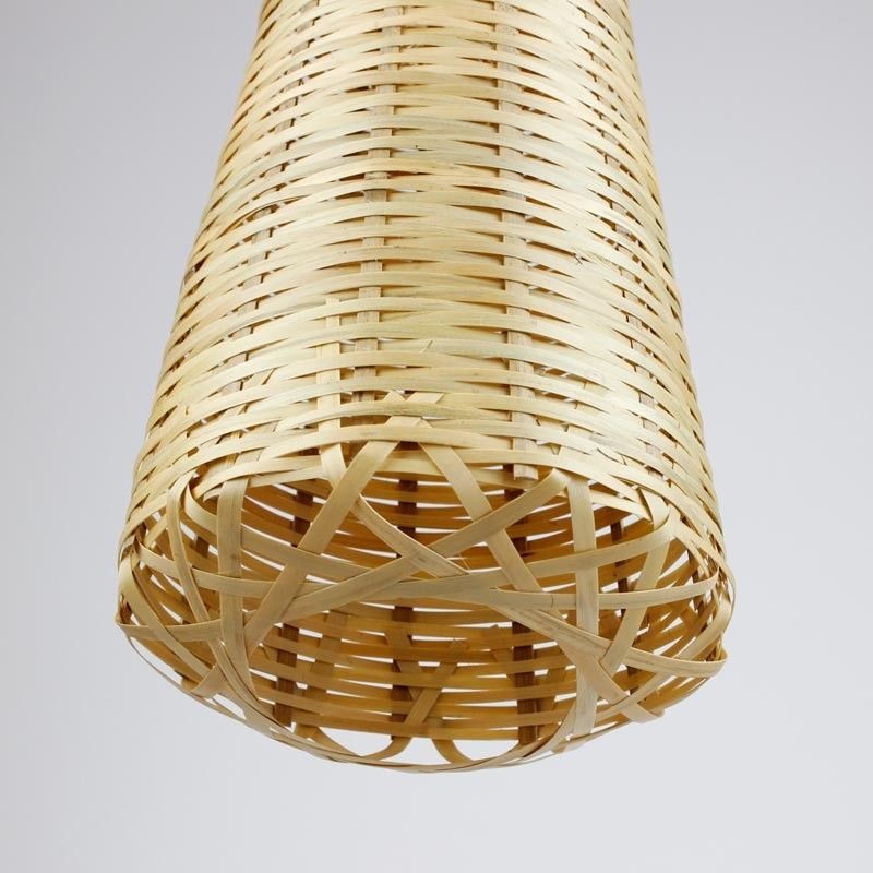 Wicker pendant lamp "Boa".