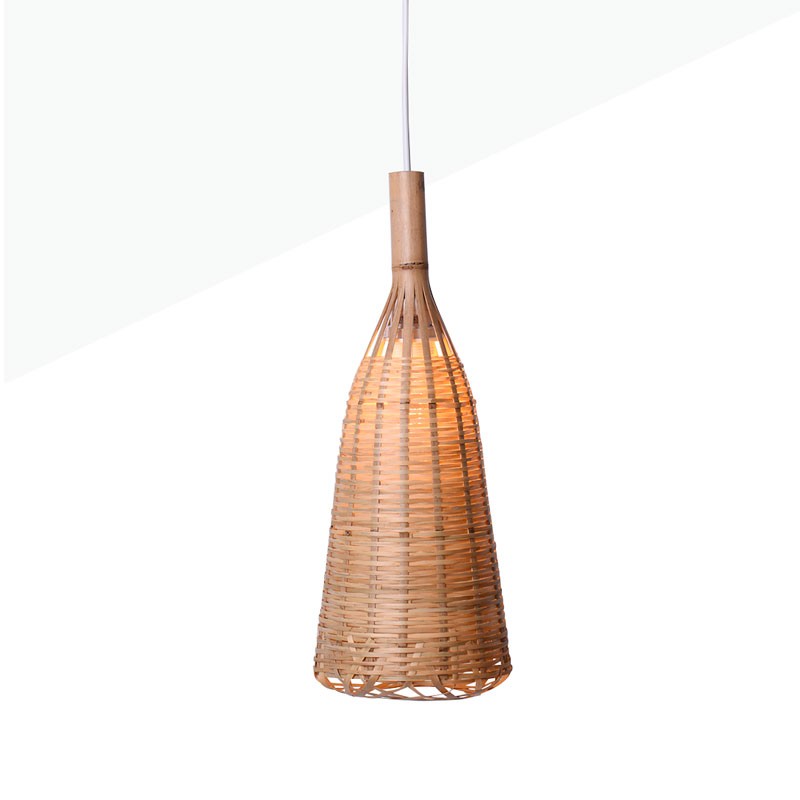 Wicker pendant lamp "Boa".