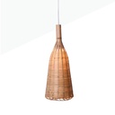 Wicker pendant lamp "Boa".