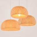 Hanna" wicker pendant lamp